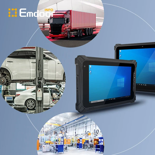 Robuuste tablets voor productiewinkelvloer, opslag, automobielsector