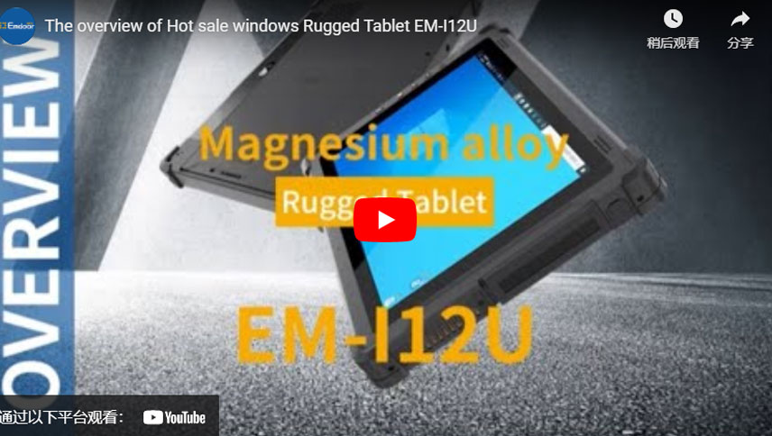 Het overzicht van Hot sale windows robuuste tablet EM-I12U