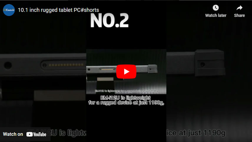 10,1 inch robuuste tablet-pc