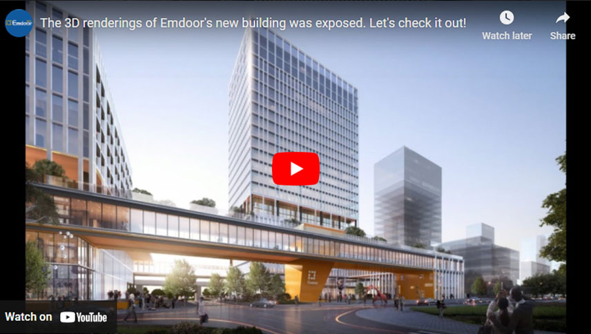 De 3D-weergaven van het nieuwe gebouw van Edoor werden blootgelegd. Laten we eens kijken!