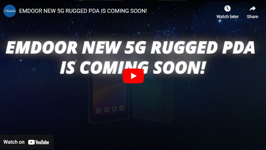 EMDEUR NIEUWE 5G RUGGED PDA KOMT BINNENKORT!