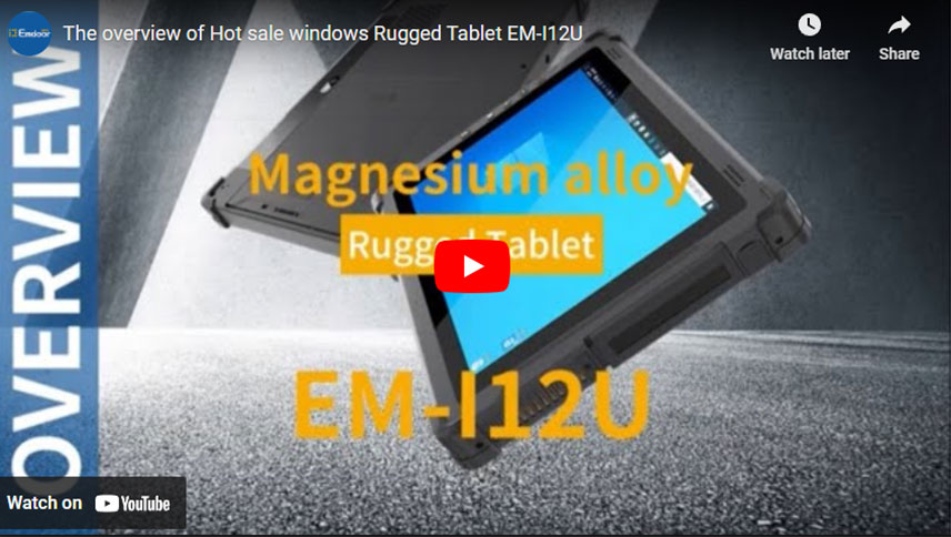 Het overzicht van Hot sale windows robuuste tablet EM-I12U-1